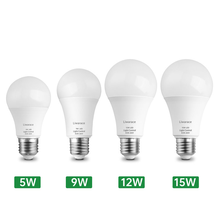 Liwarace 9 Watt E27/Medium (European) 6500K Bulb Wayfair
